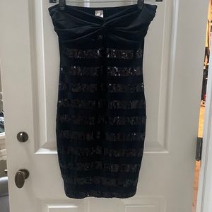 Misope black sequin dress.